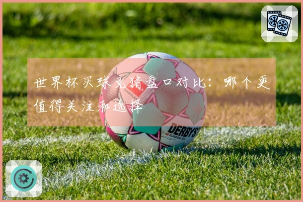世界杯买球竞猜盘口对比：哪个更值得关注和选择